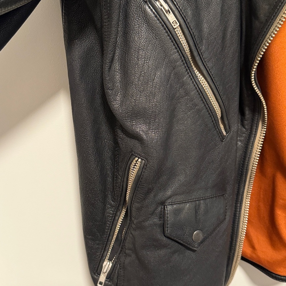 Brand New Free People Leather Jacket - Picture 4 of 5